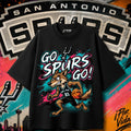 Go Spurs Go – Girl Fan Dribble Tee