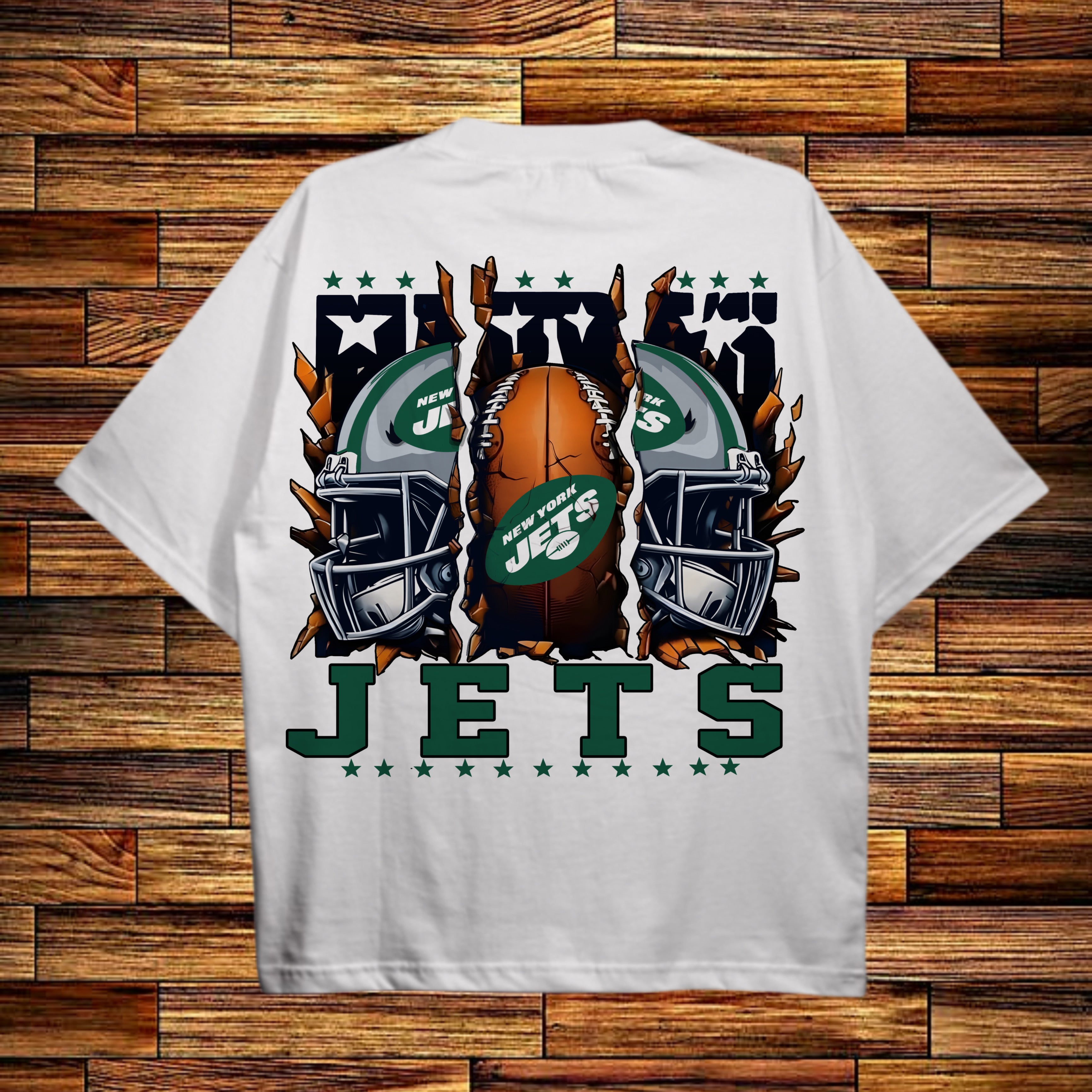 NFL New York Jets Scrap Helmet Tee