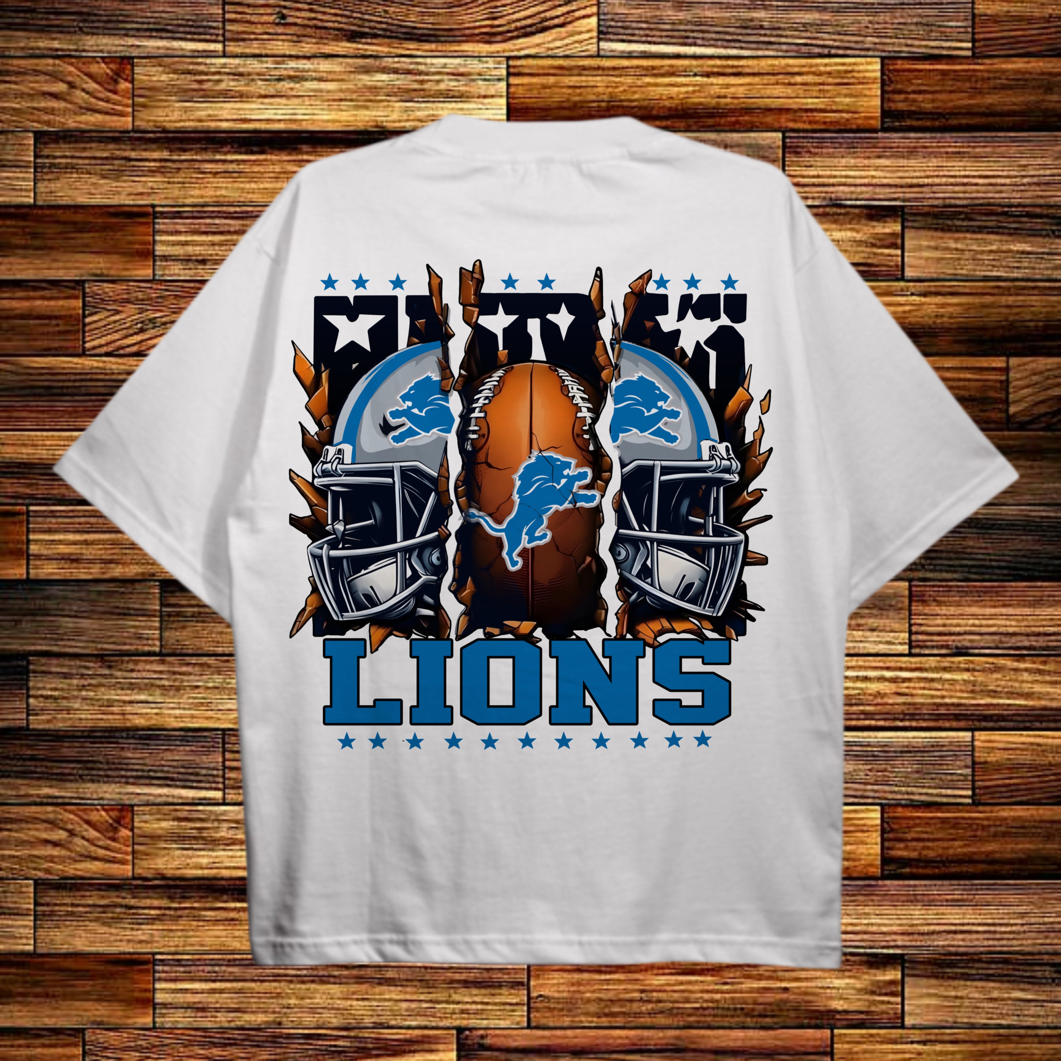 NFL Detroit Lions Scrap Helmet Tee