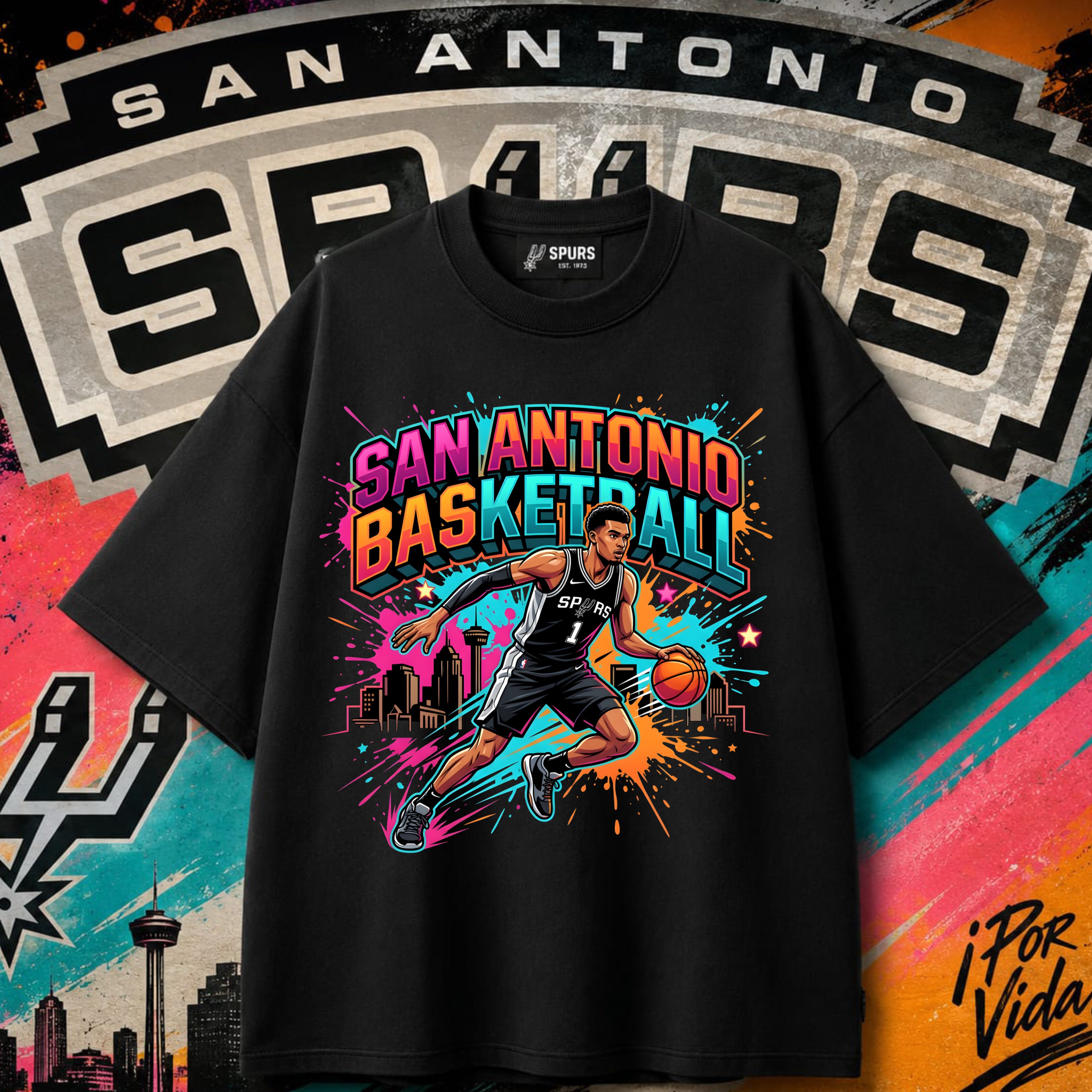 Go Spurs Go – Fiesta Aztec Tee