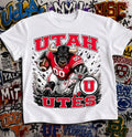 Utah Utes Football Shirt - Bison mascot in Utah football gear
