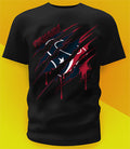 Houston Texans Ripped Claw Design Tee on black shirt