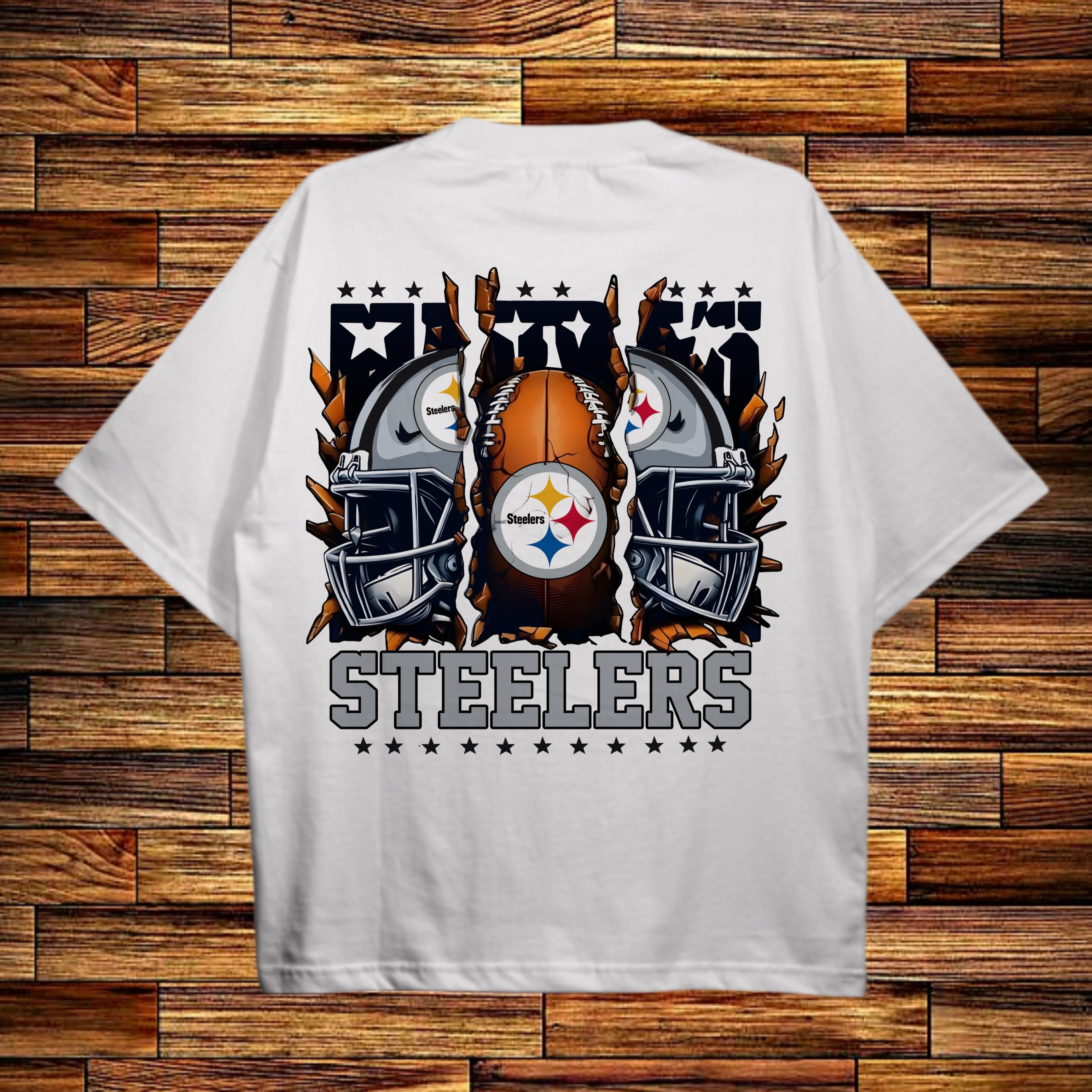 NFL Pittsburgh Steelers Scrap Helmet Tee