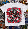 NC State Wolfpack Football Shirt - Wolf mascot in NC State football gear