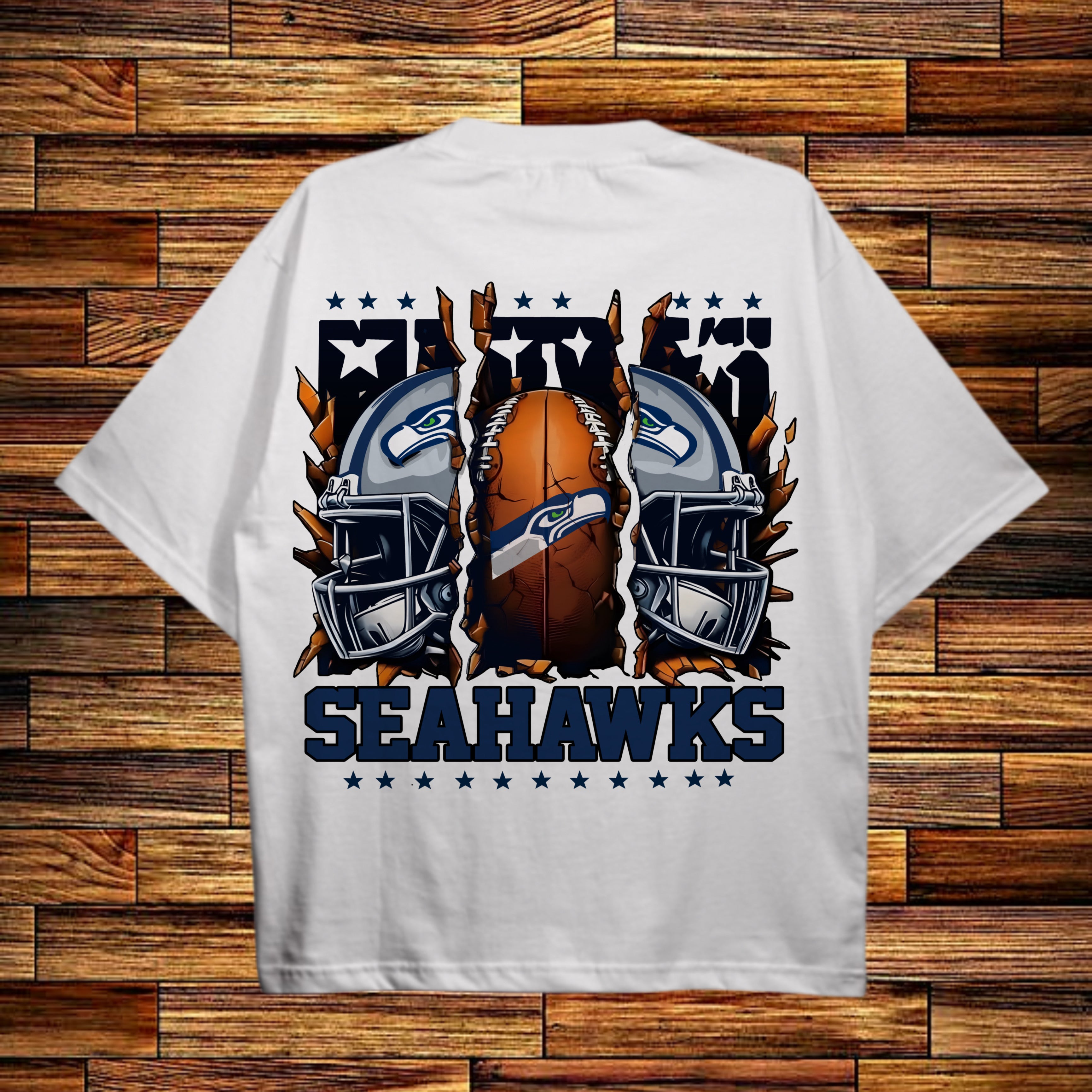 NFL Seattle Seahawks Scrap Helmet Tee