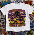 Prairie View A&M Panthers Football Shirt - Black Panther mascot in PVAMU football gear