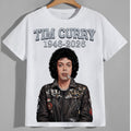 Tim Curry 1946-2026 leather jacket tribute graphic tee