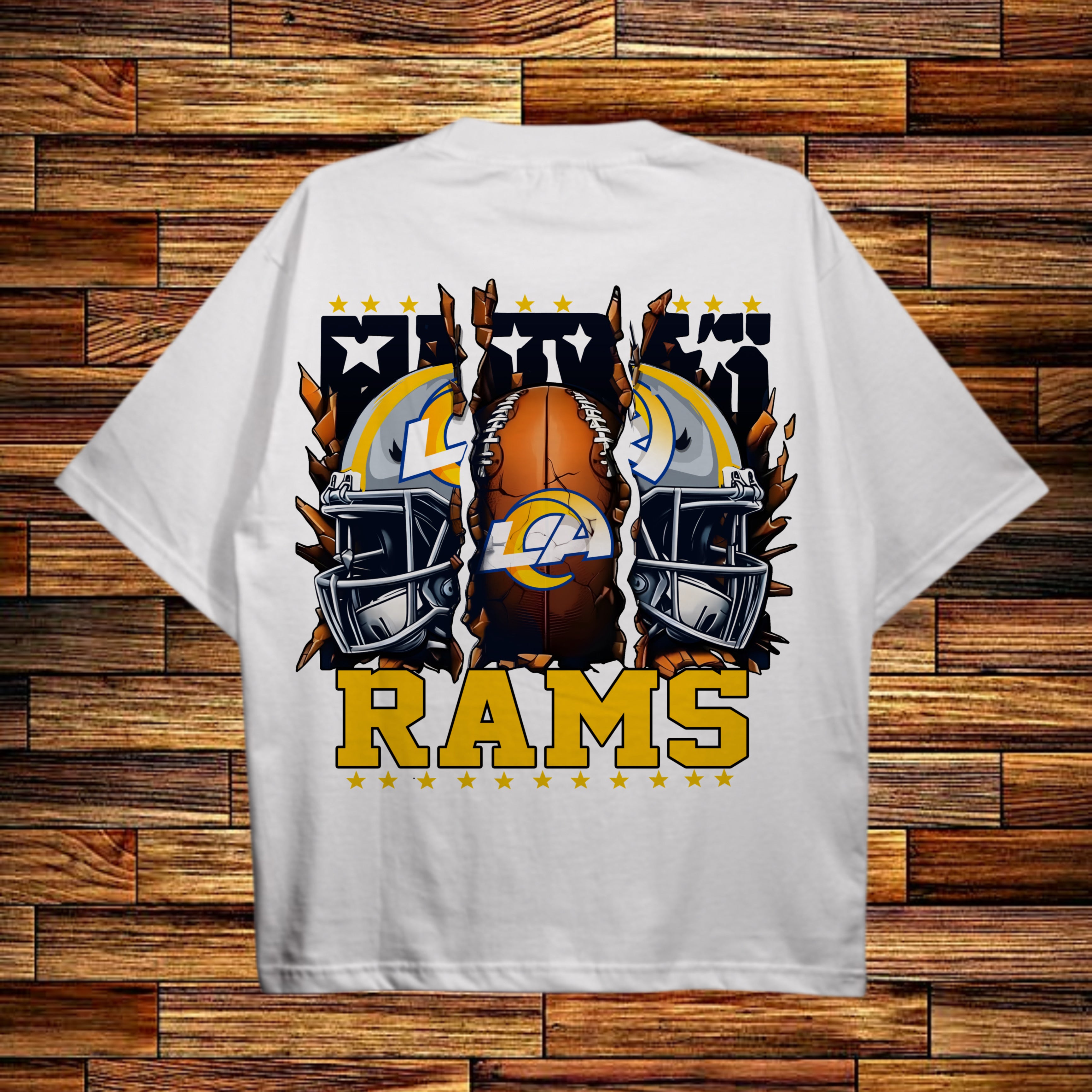NFL Los Angeles Rams Scrap Helmet Tee
