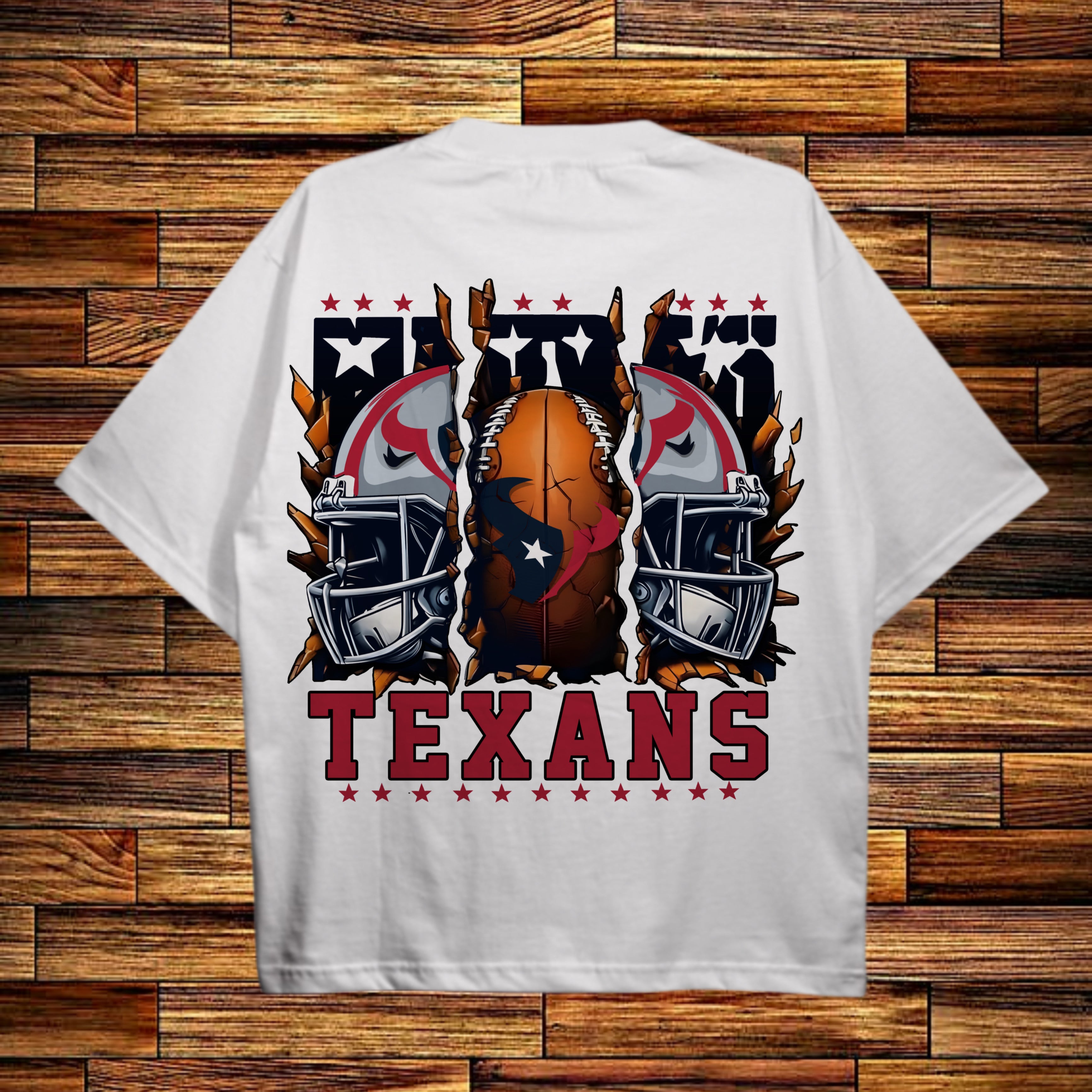 NFL Houston Texans Scrap Helmet Tee