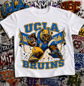 UCLA Bruins Football Shirt - Bruin bear mascot in UCLA football gear