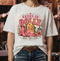 Dolly Parton Raised on Dolly Deluxe T-Shirt - Kindness Courage Glitter