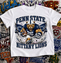 Penn State Nittany Lions Football Shirt - Nittany Lion mascot in PSU football gear