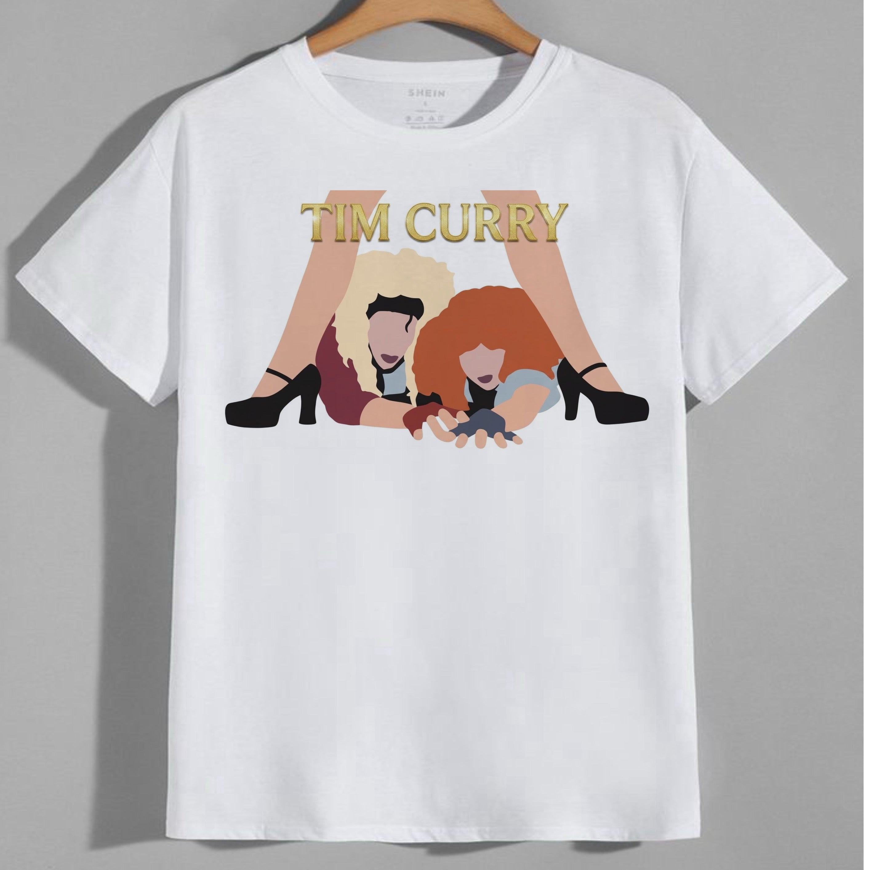 Tim Curry Rocky Horror minimalist scene graphic tee