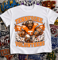 Tennessee Volunteers Football Shirt - Volunteer mascot in UT football gear