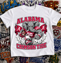 Alabama Crimson Tide Football Shirt - Big Al elephant mascot in Alabama football gear
