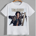 Tim Curry 1946-2026 fringe leather jacket tribute graphic tee