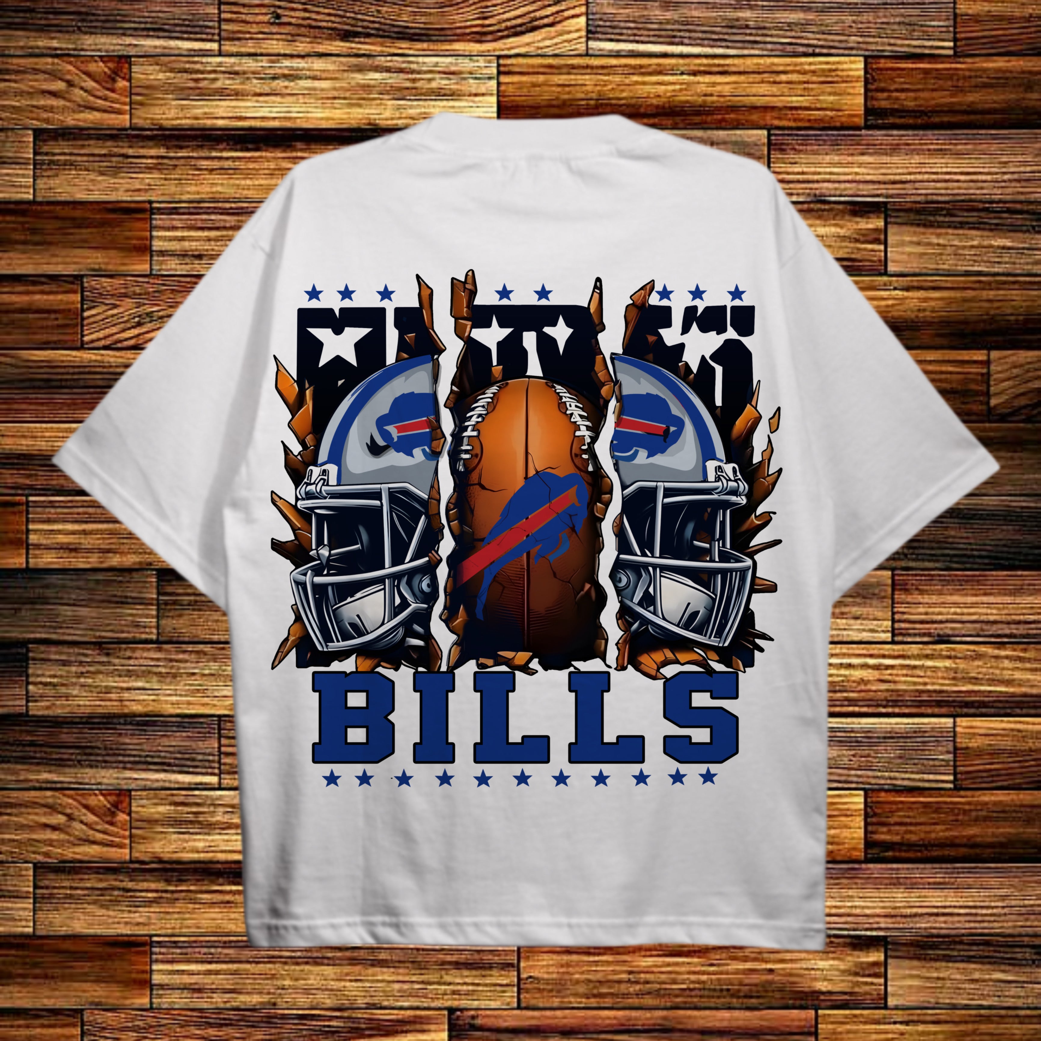 NFL Buffalo Bills Scrap Helmet Tee