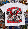 Georgia Bulldogs Football Shirt - Uga Bulldog mascot in Georgia football gear