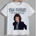 Tim Curry 1946-2026 classic portrait tribute graphic tee