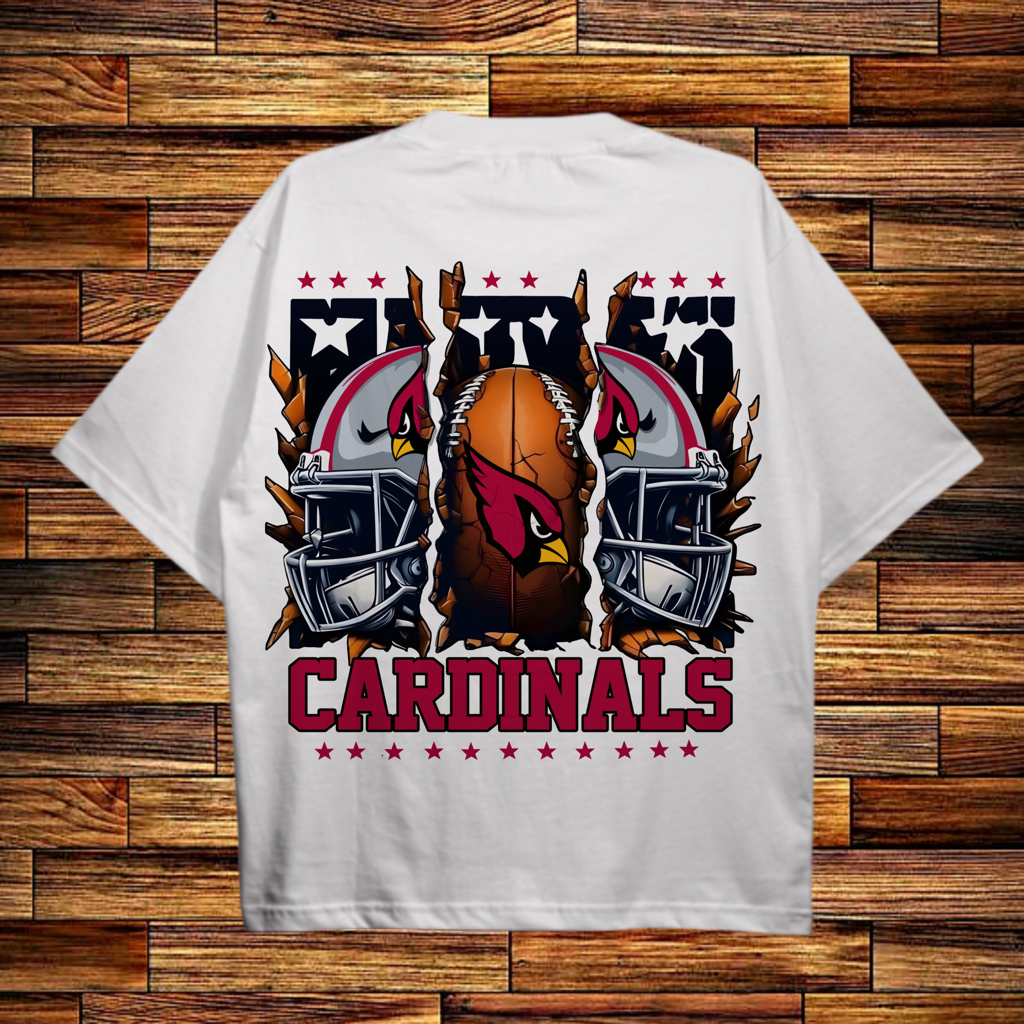 NFL Arizona Cardinals Scrap Helmet Tee