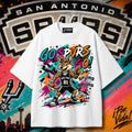 Spurs – Wembanyama Fire Slam Dunk Tee
