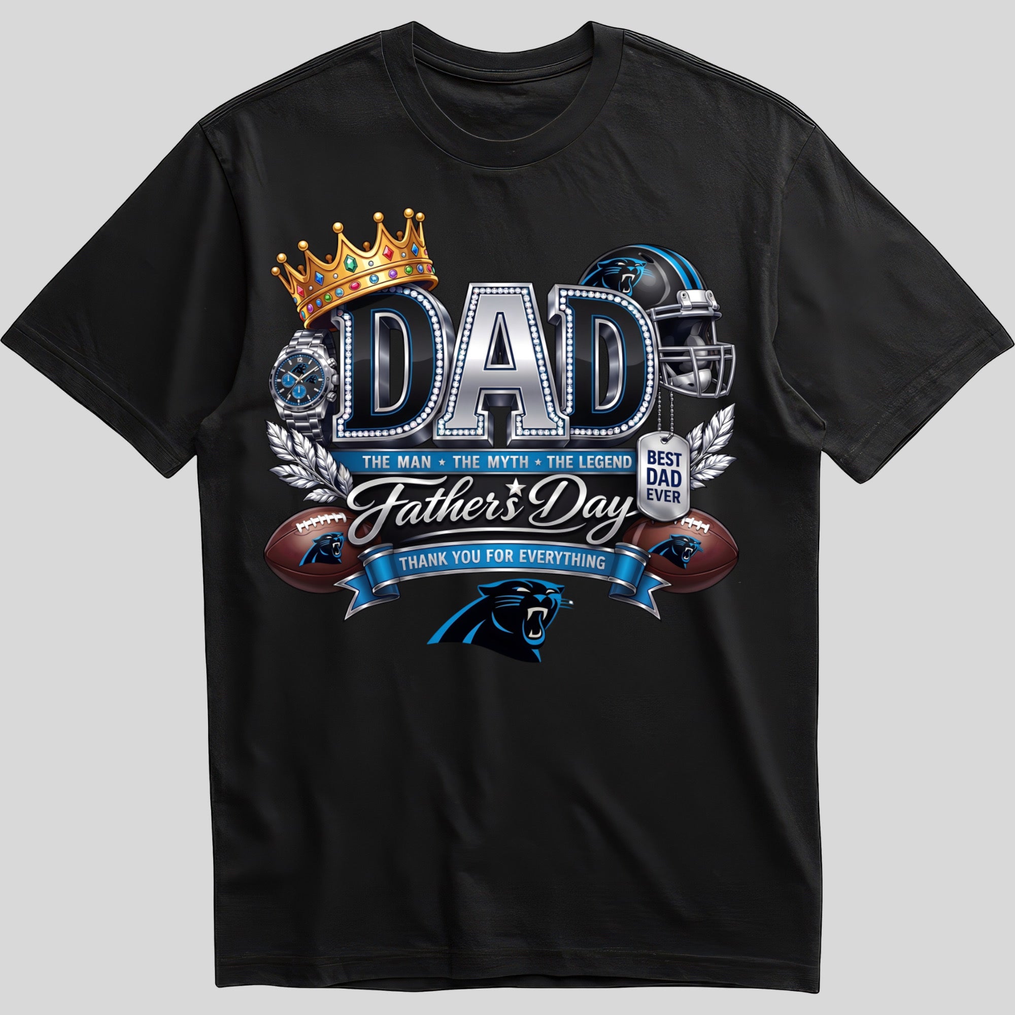 fdnfl125 Dad The Man The Myth The Legend Father's Day T-Shirt