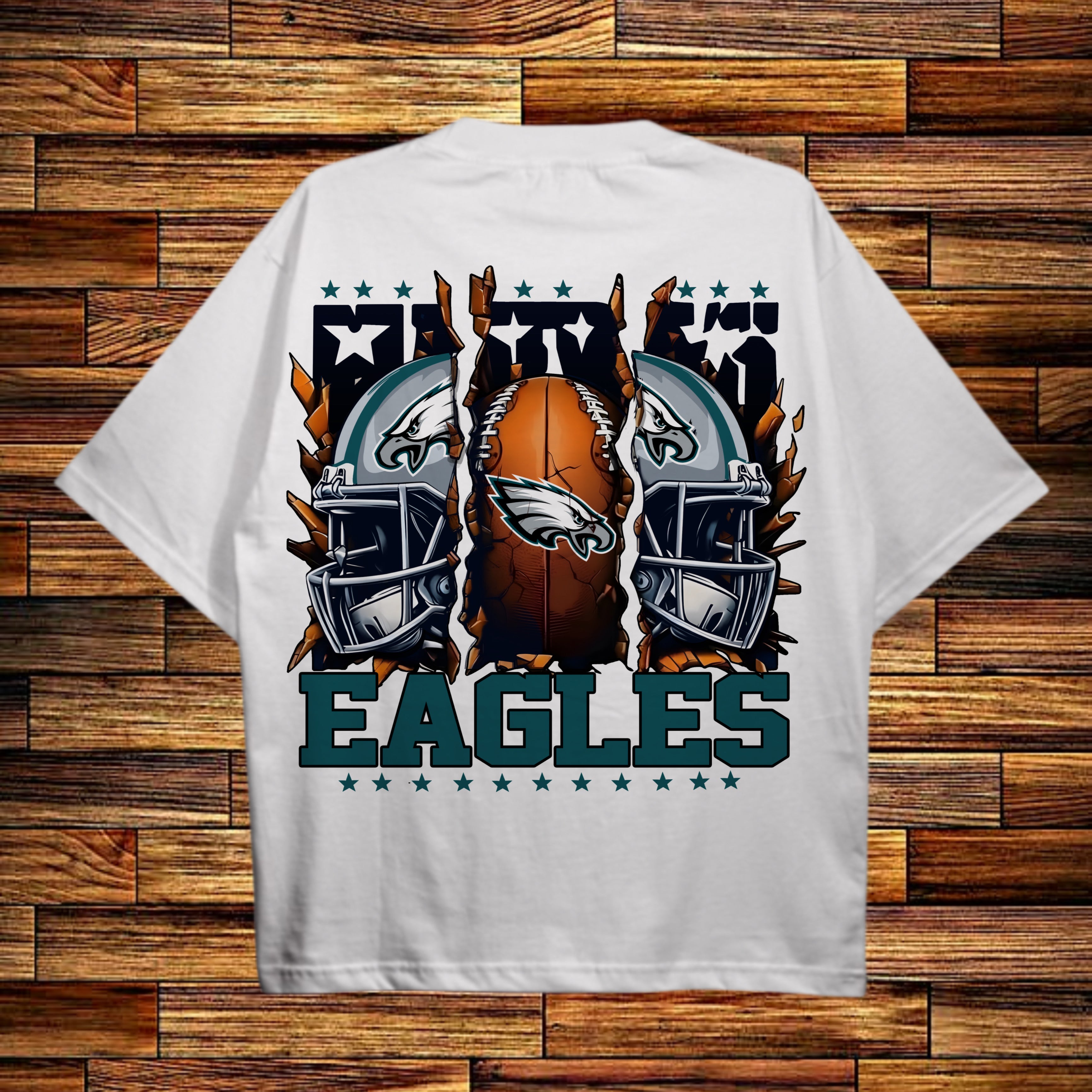 NFL Philadelphia Eagles Scrap Helmet Tee