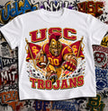 USC Trojans Football Shirt - Tommy Trojan mascot in USC football gear