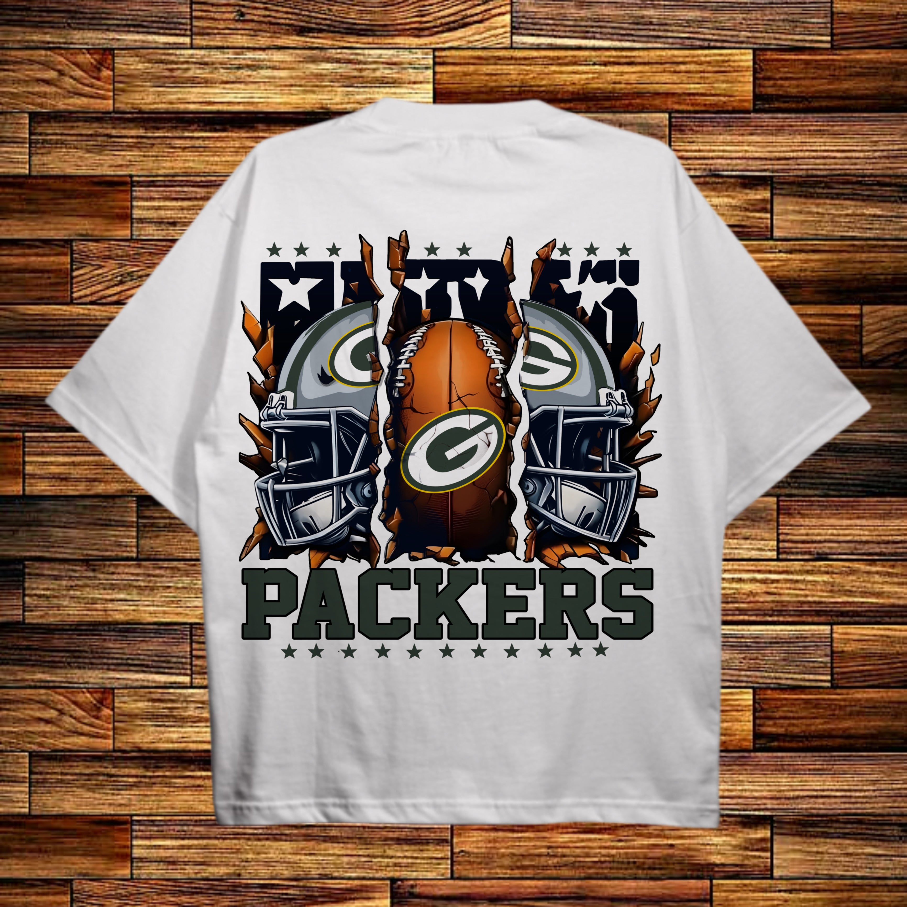NFL Green Bay Packers Scrap Helmet Tee