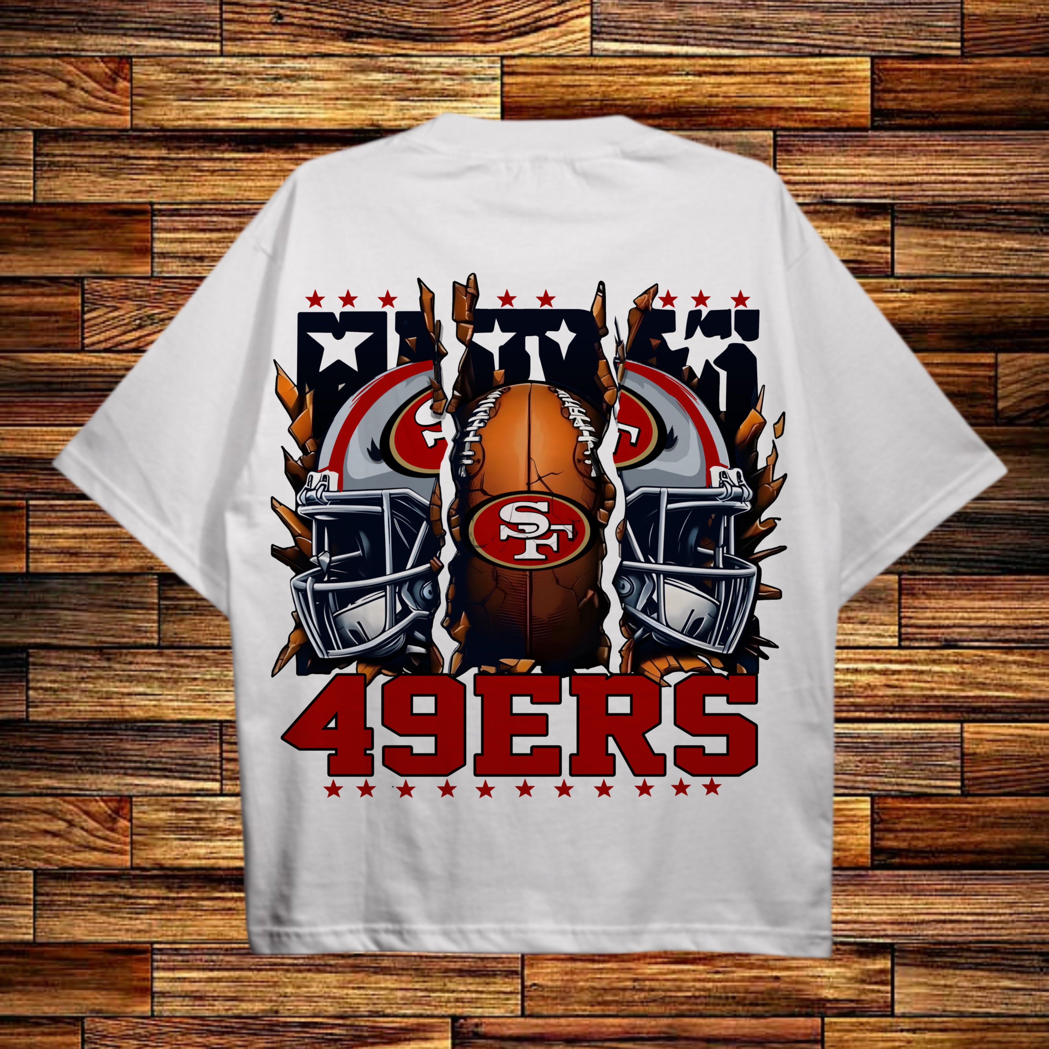 NFL San Francisco 49ers Scrap Helmet Tee