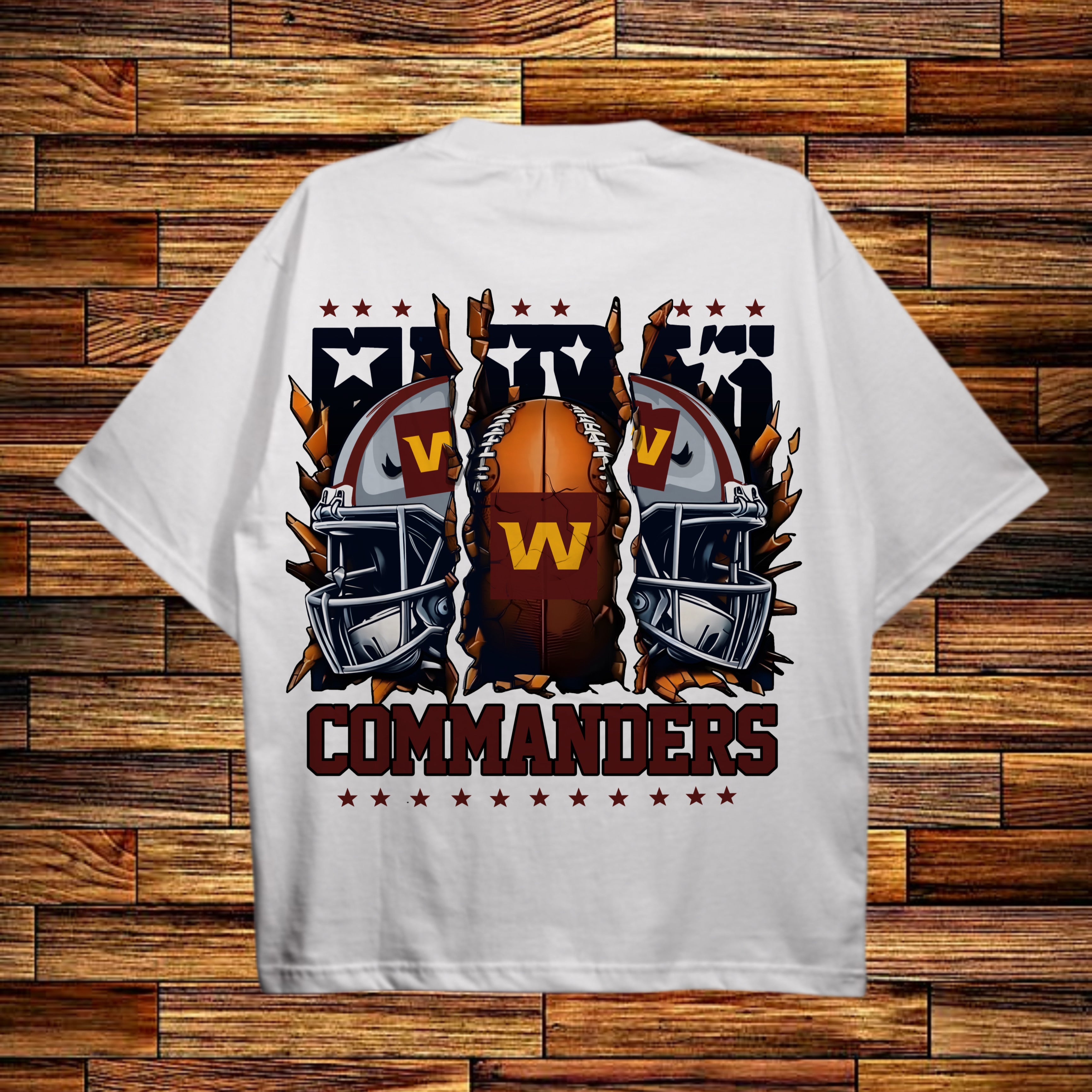 NFL Washington Commanders Scrap Helmet Tee