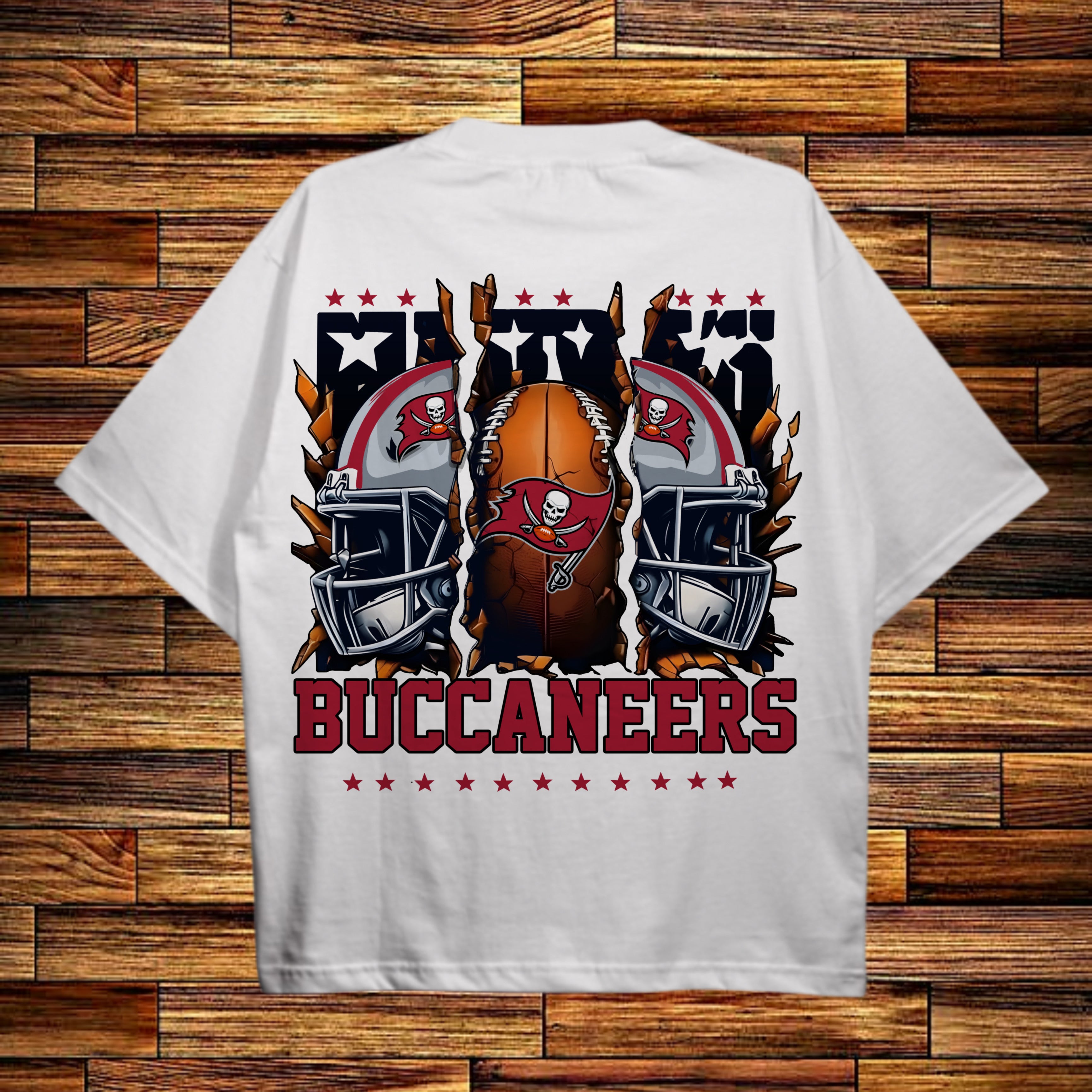 NFL Tampa Bay Buccaneers Scrap Helmet Tee