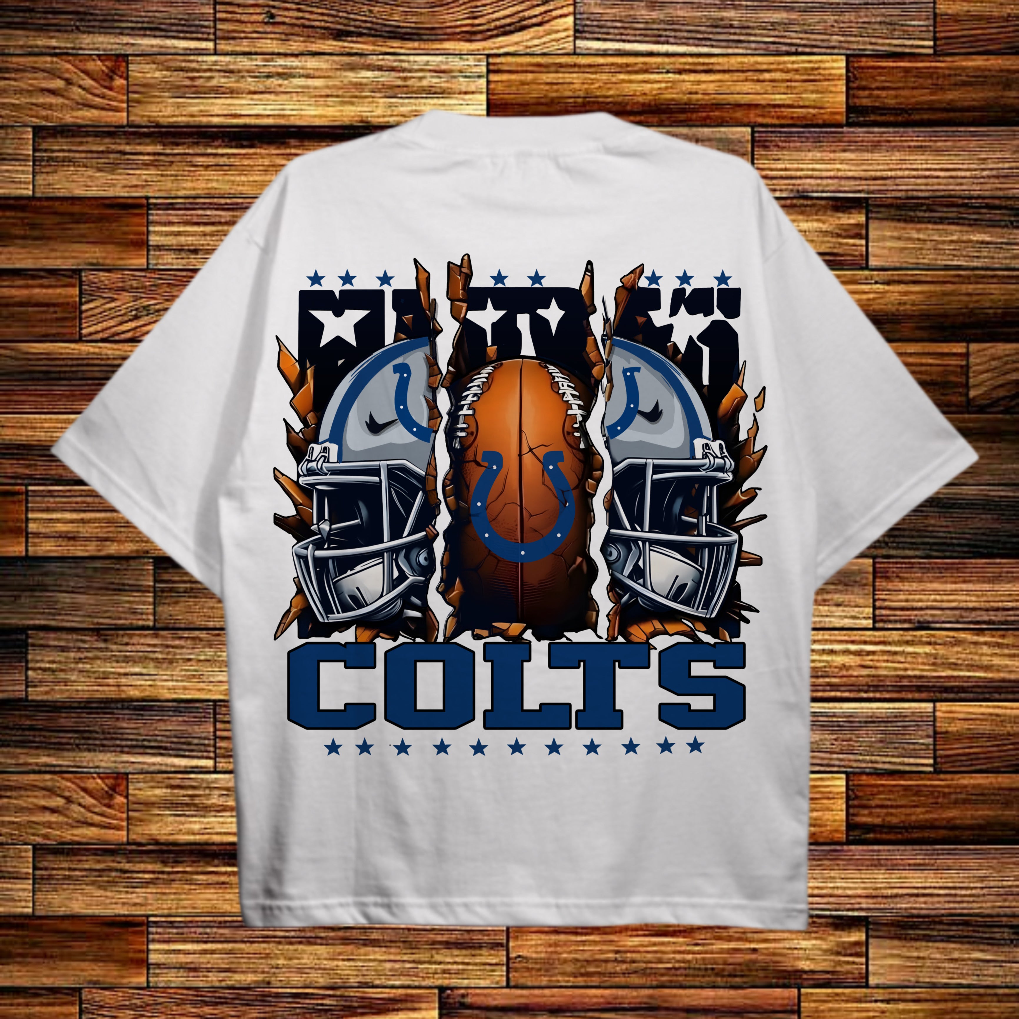 NFL Indianapolis Colts Scrap Helmet Tee