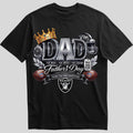 fdnfl132 Las Vegas Raiders Dad The Man The Myth The Legend Father's Day T-Shirt