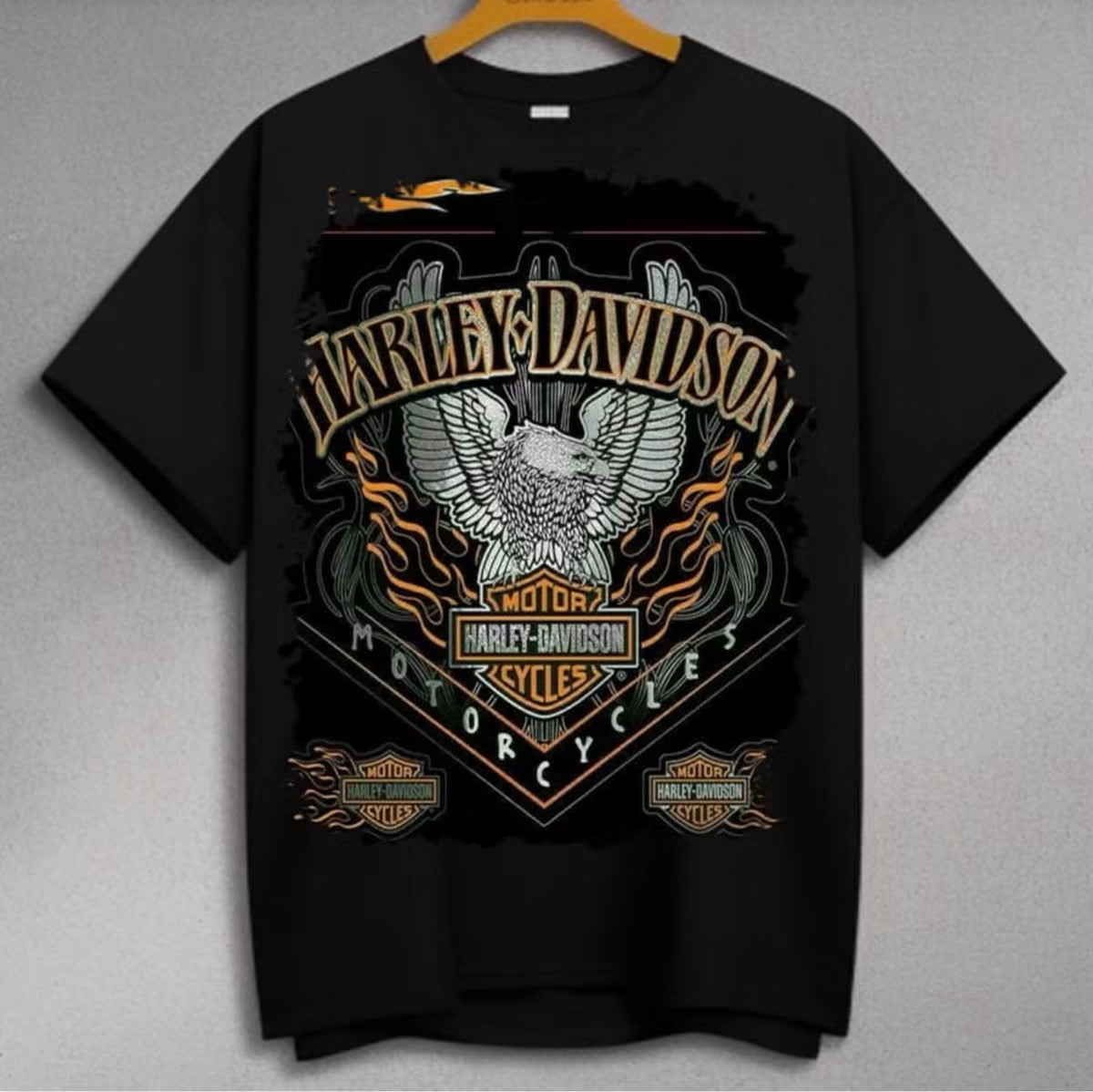 Harley-Davidson Ornate Eagle Motorcycles T-Shirt