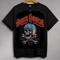 Harley-Davidson American Flag Skull Crossed Wrenches T-Shirt