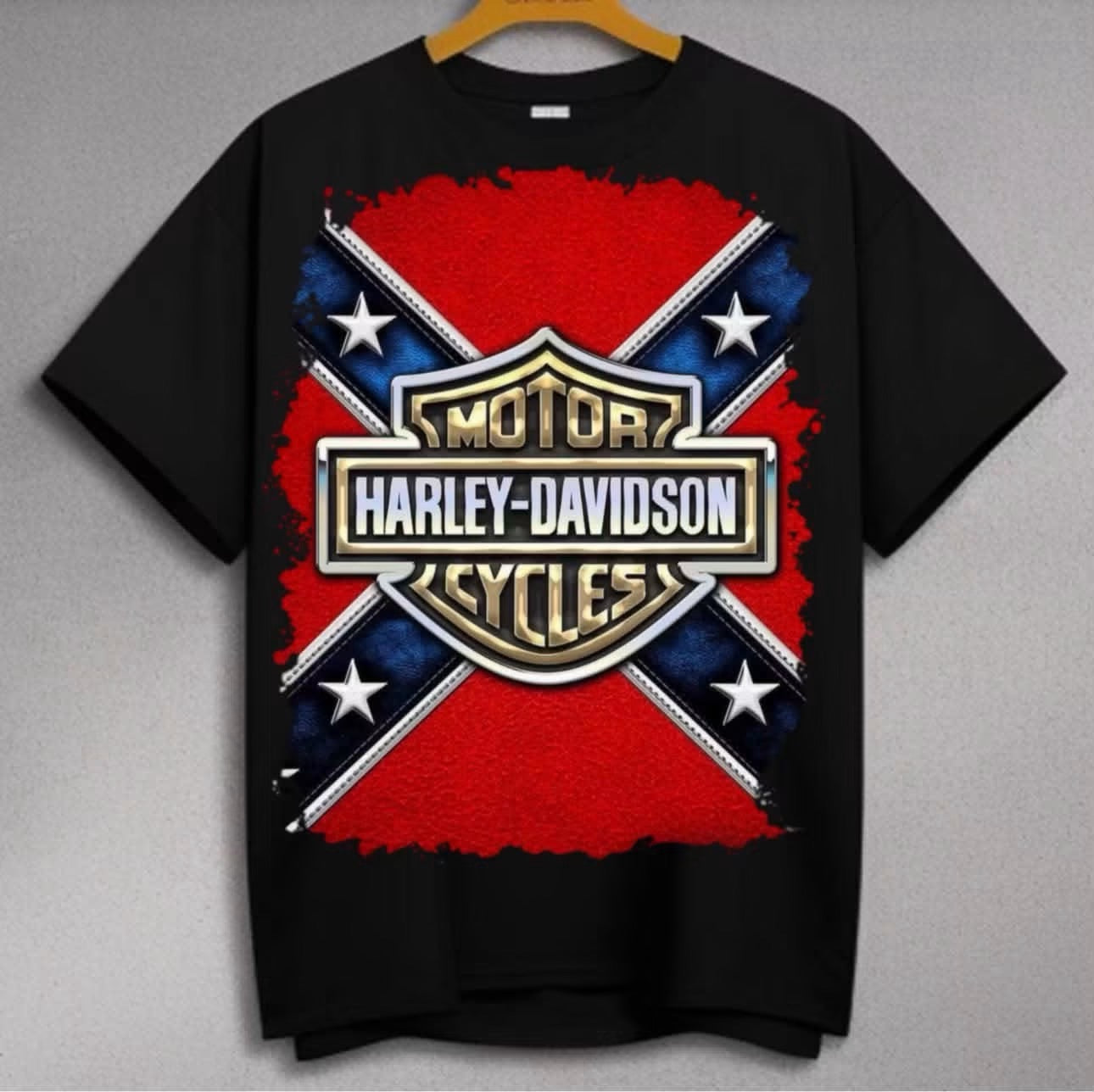 Harley-Davidson Gold Eagle Diamond Crest T-Shirt