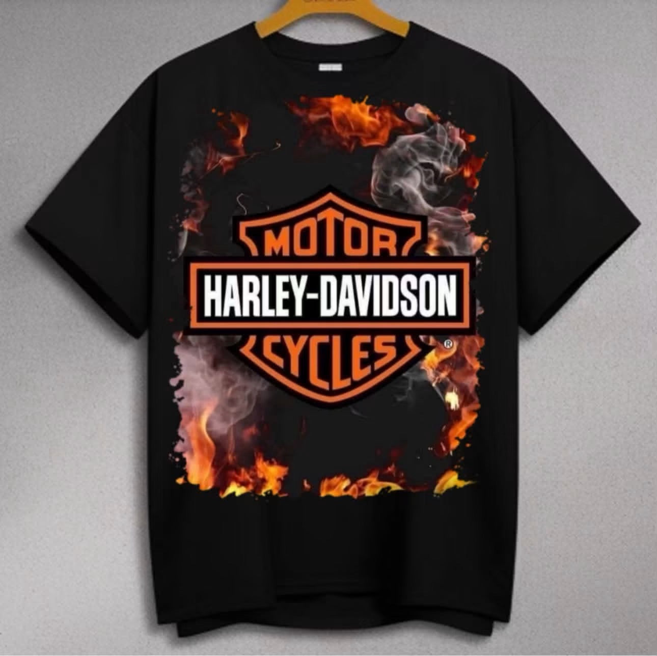 Harley-Davidson Orange Fire Badge T-Shirt