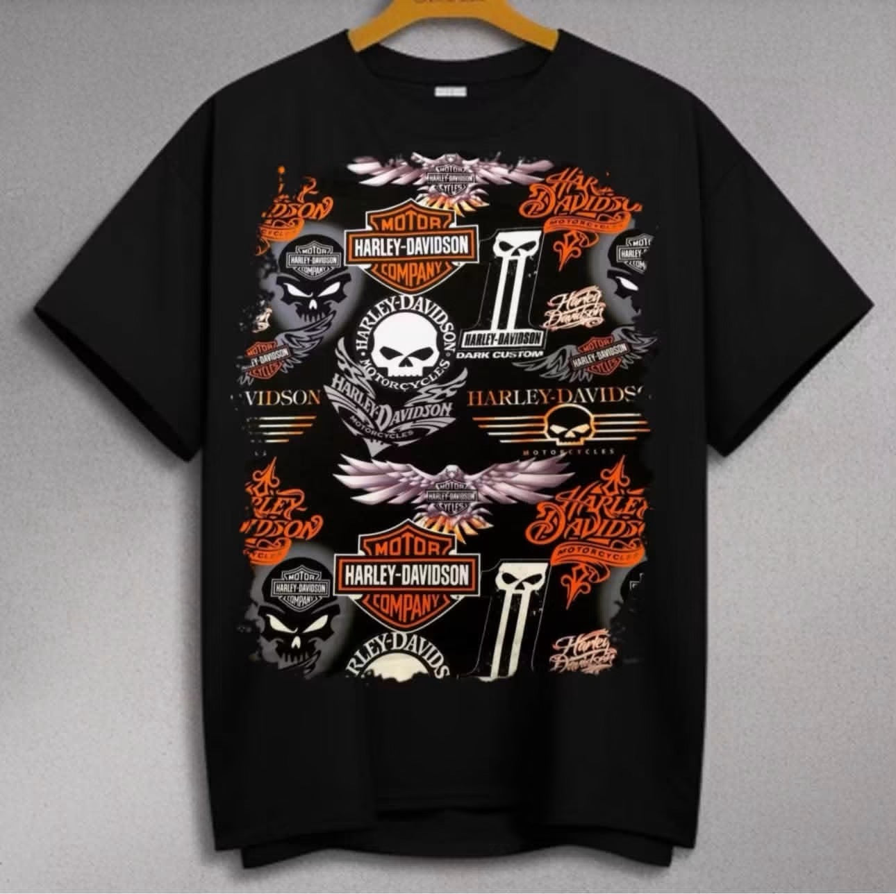 Harley-Davidson All-Over Logo Collage T-Shirt