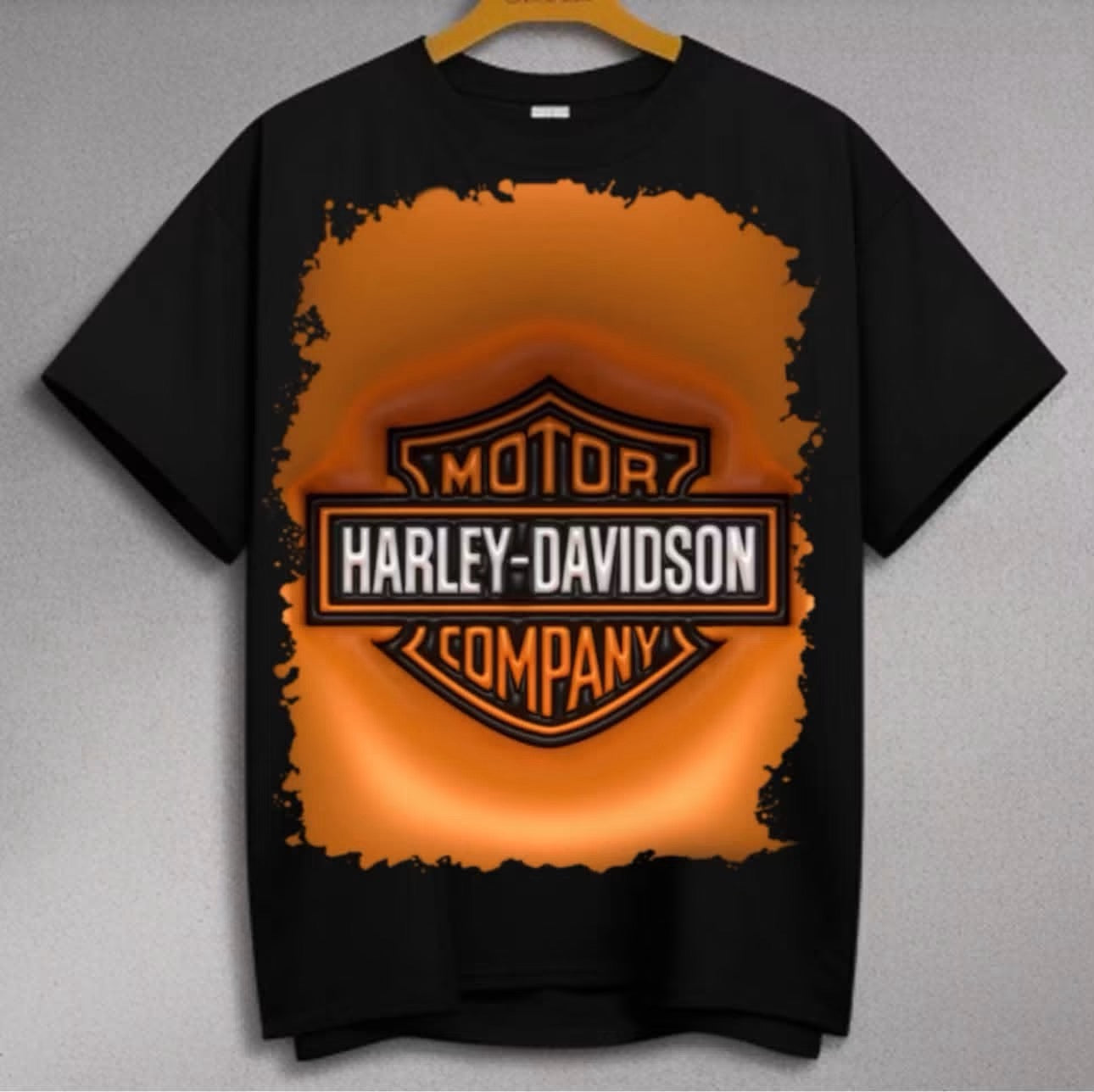 Harley-Davidson Orange Glow Motor Company T-Shirt
