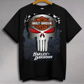 Harley-Davidson Punisher Skull Red Eyes T-Shirt