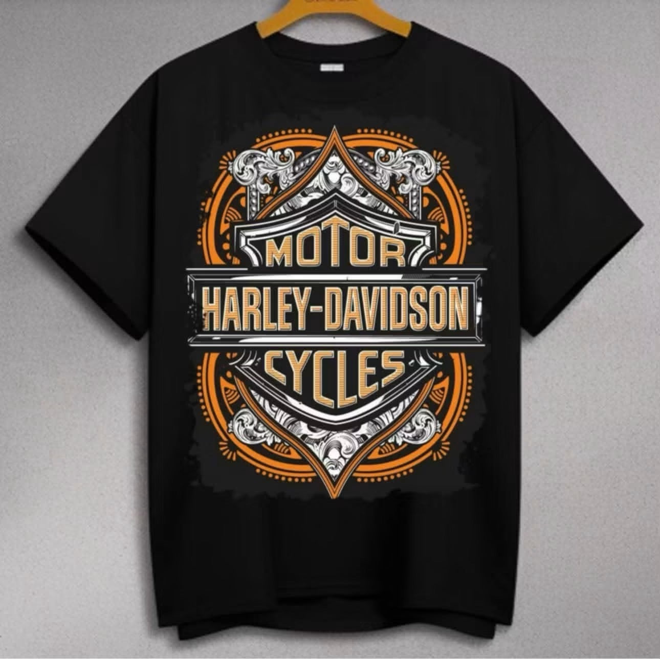 Harley-Davidson Ornate Gold Badge T-Shirt