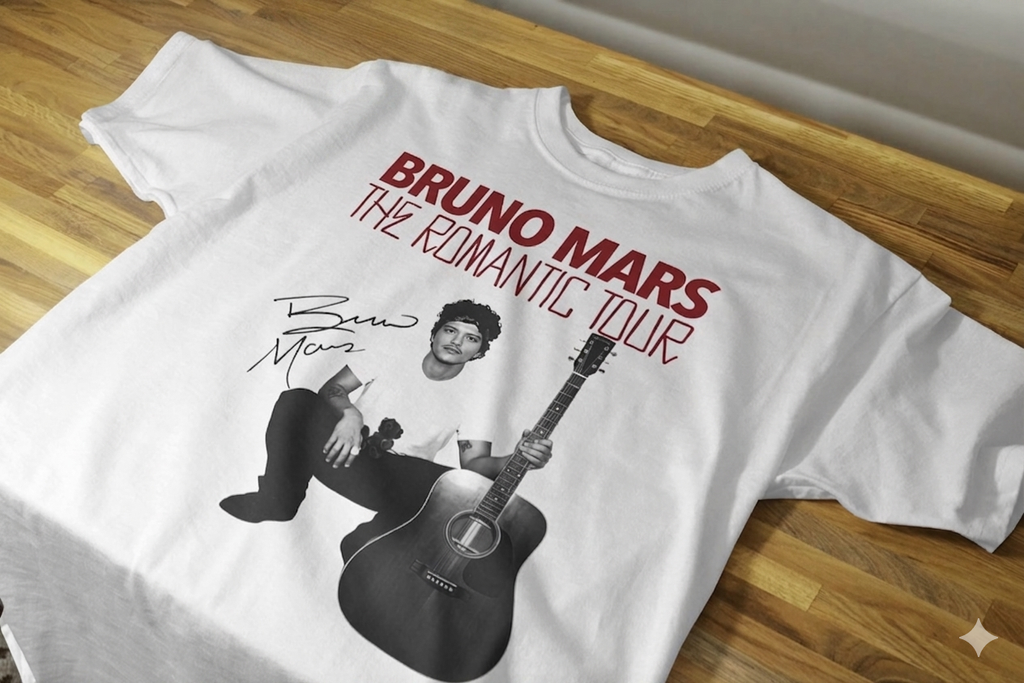 Bruno Mars The Romantic Tour – tour dates vol. 110 (White)
