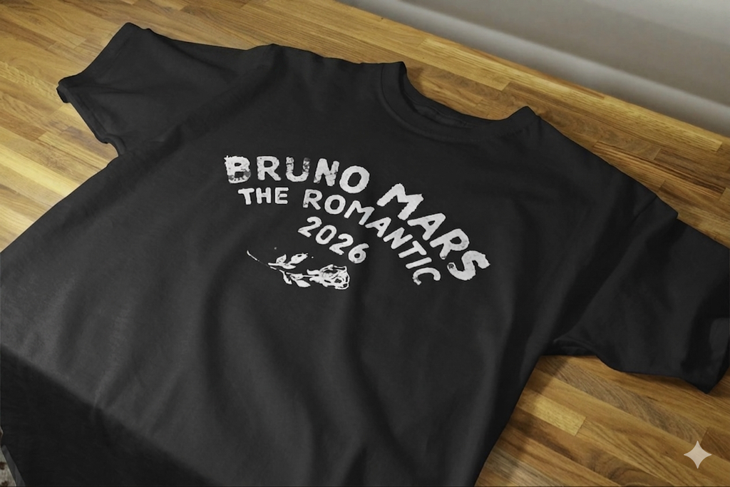 Bruno Mars The Romantic Tour – tour dates vol. 115 (black)
