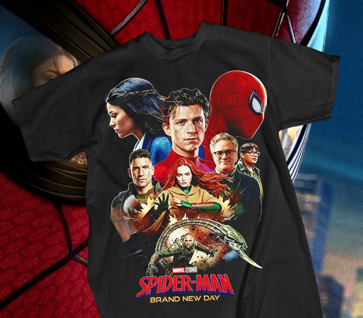 Spider-Man Brand New Day Shirt #12 - Full Cast Ensemble Tee