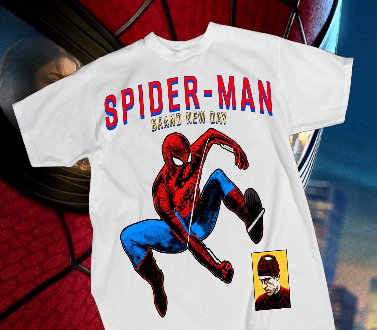 Spider-Man Brand New Day Shirt #24 - Classic Comic Kick Tee
