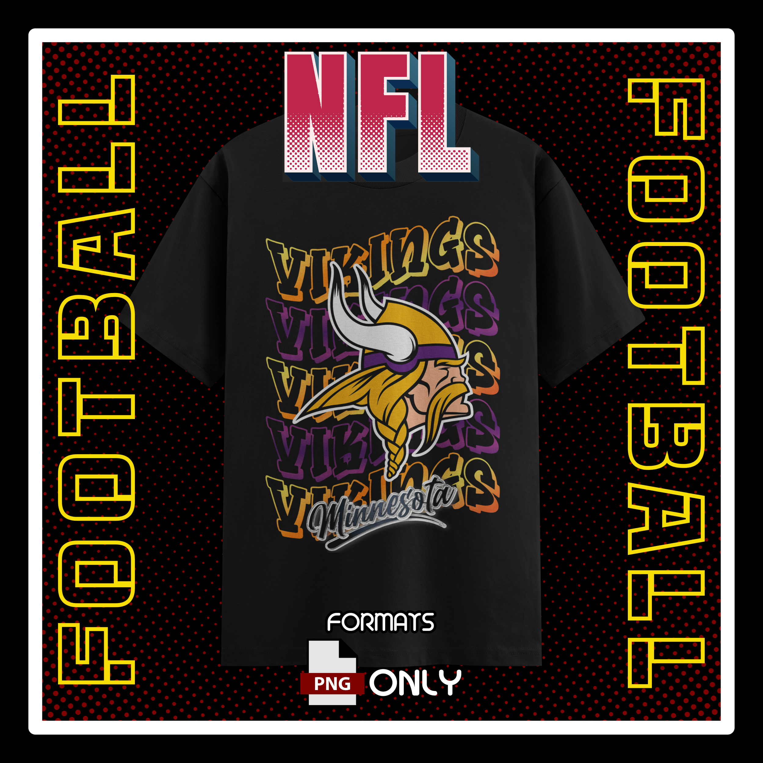 NFL Minnesota Vikings Football Shirt #5