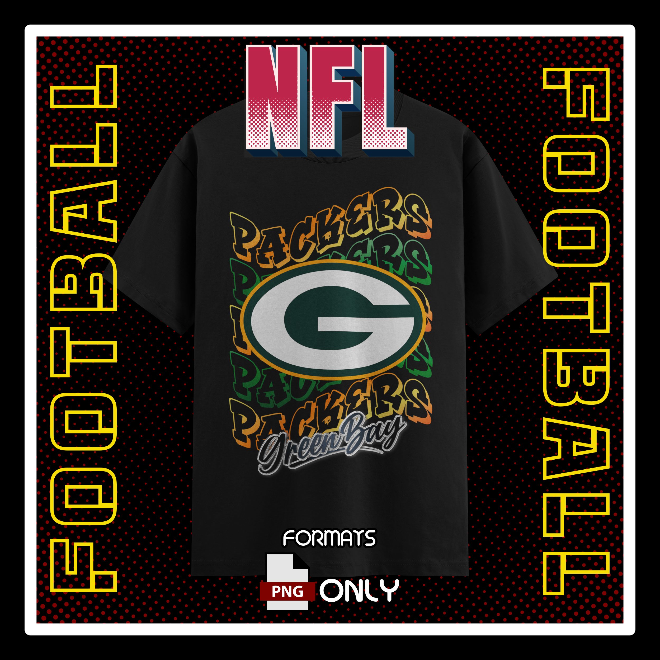 NFL Green Bay Packers Football Shirt #7