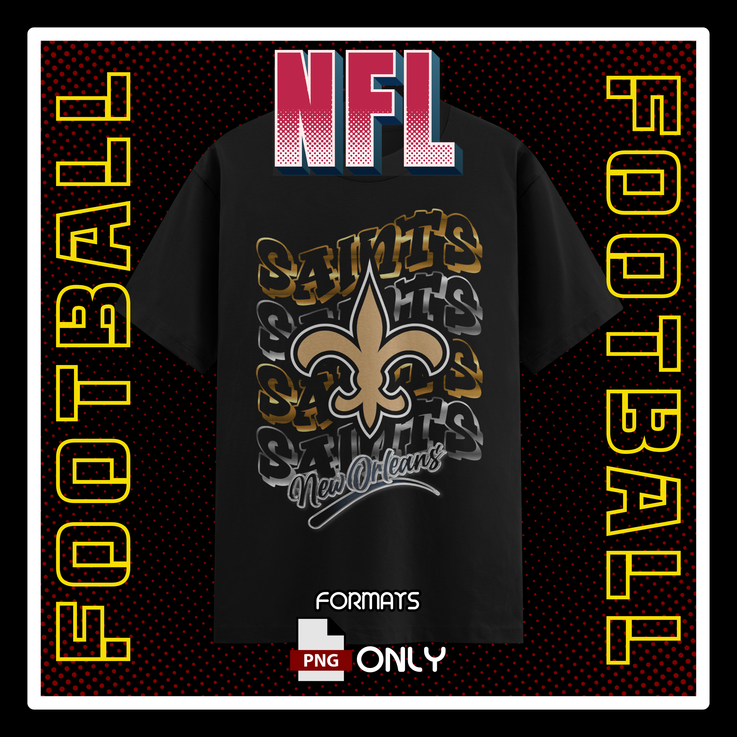 NFL New Orleans Saints Football Shirt #19
