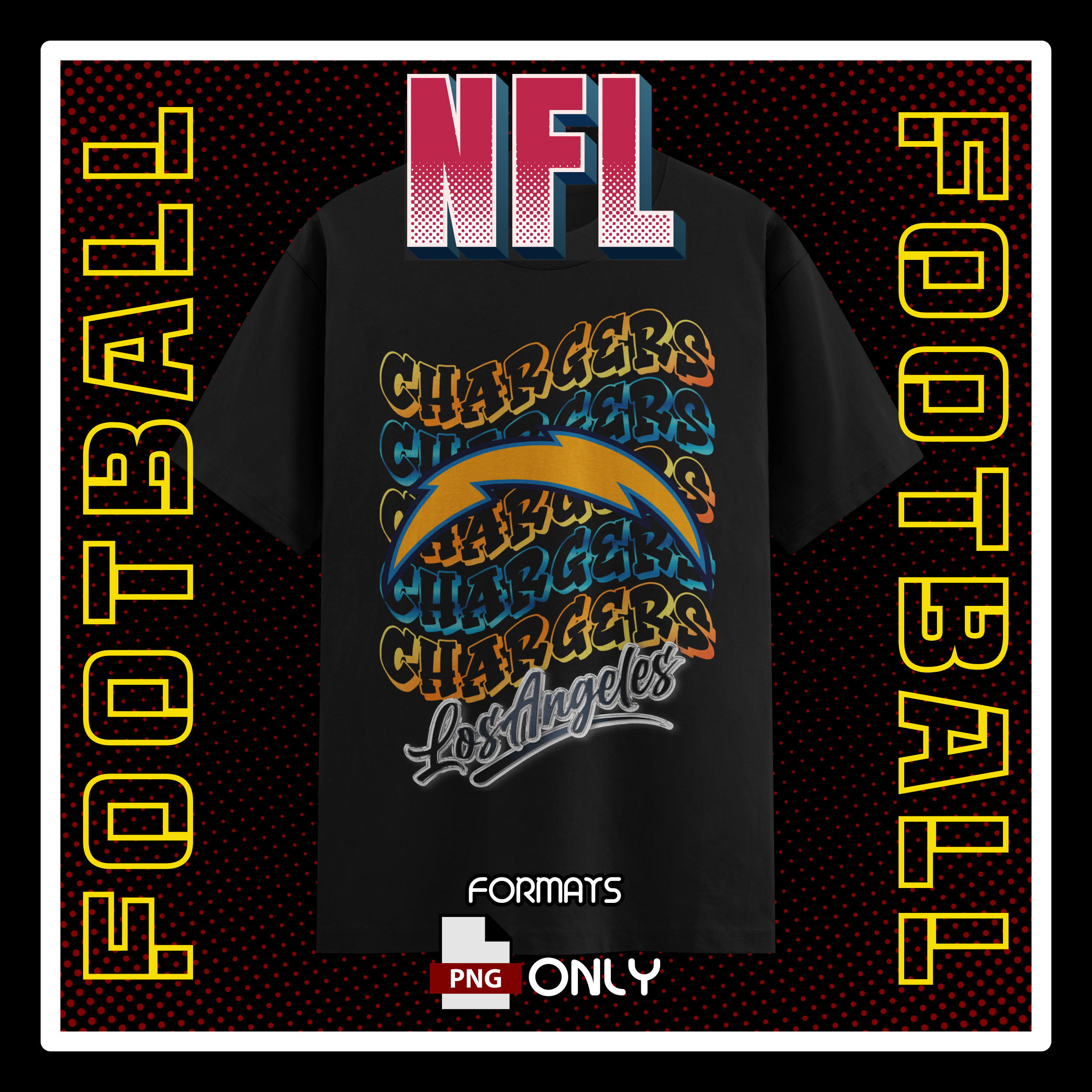 NFL Los Angeles Chargers Football Shirt #30